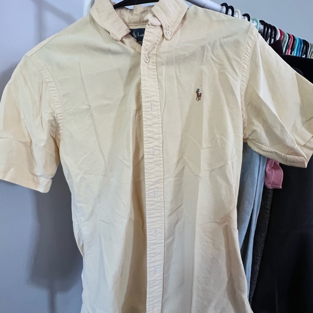 Ralph Lauren Men's Yellow Shirt